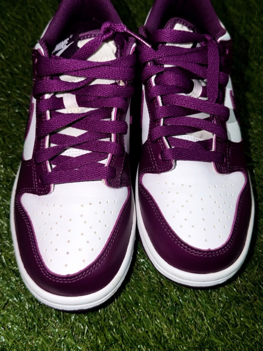Nike Women’s Purple and White Low-Top Sneakers